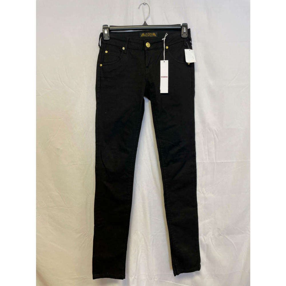 MSRP $245 VO Jeans Embellished Pocket Skinny Jeans Mid Rise Size 26 NWOT
